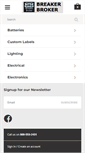 Mobile Screenshot of breakerbroker.com