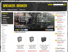 Tablet Screenshot of breakerbroker.com